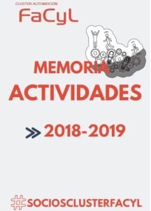 Memoria de Actividades Cluster Automoción FACYL 2018-2019